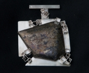 Pyrite & Silver Pendant