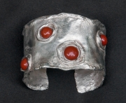 Silver & Carnelian Bracelet