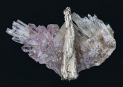 pendant, quartz with silver